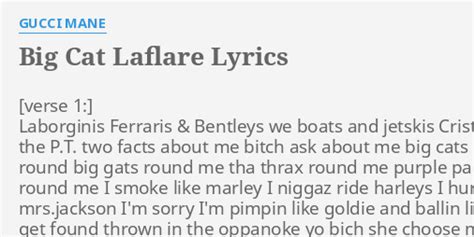 big cat gucci mane|Gucci Mane – Big Cat (Laflare) Lyrics .